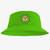 Chapéu Bucket Hat Estampado Sol Verde