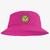 Chapéu Bucket Hat Estampado Sol Pink