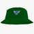 Chapéu Bucket Hat Estampado Stitch Verde escuro