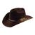 chapéu country Infantil fashion moda Brilho Americano Marrom