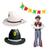 Chapéu Cowboy Eva Rodeio Fantasia Infantil Peão Festajunina  Branco