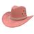 Chapéu Cowboy Rodeio Sertanejo Feminino Camurça Faixa Brilho Tipo Ana Castela Gustavo Lima Rosé