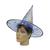 Chapéu de Bruxa Transparente Halloween Carnaval Azul