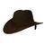 Chapéu de Camurça Cowboy Barretos Country Boiadeiro Vaqueiro Marrom claro básico
