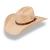 Chapéu De Cowboy Em Palha Texano Vaqueiro Masculino Feminino Chapéu de palha country