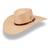 Chapéu de Palha Country Cowboy Rodeio Masculino e Feminino - Traiado Palha, Pantaneiro