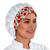 Chapéu Estampado Touca Hospitalar Chef de Cozinha - Wp Connect Branco, Floral