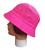 Chapeu Infantil Criança Bucket Hat Cata Ovo Cor Lisa 1 a 3 Anos Rosa