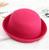 Chapéu modelo coco bowler de feltro clássico vintage Pink