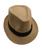 Chapéu Panamá Aba 4cm Curta Moda Casual Masculino Feminino tamanho 56 Marrom