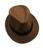Chapéu Panamá Aba 4cm Curta Moda Casual Masculino Feminino tamanho 56 Caqui