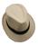 Chapéu Panamá Aba 4cm Curta Moda Casual Masculino Feminino tamanho 56 Bege