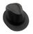 Chapéu Panamá Aba 4cm Curta Moda Casual Masculino Feminino tamanho 58 Preto