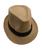 Chapéu Panamá Aba 4cm Curta Moda Casual Masculino Feminino tamanho 58 Marrom