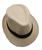 Chapéu Panamá Aba 4cm Curta Moda Casual Masculino Feminino tamanho 58 Bege
