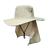Chapéu Pescador Camping Australiano Proteção Nuca Pescoço Protetor Bege