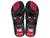 Chinelo Adulto Rider Nba 12.159 Preto, Vermelho