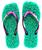 Chinelo Antiderrapante Square Castellane Feminino Verde piscina