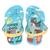 Chinelo Bebê com Elástico Ipanema Hero Pets Baby Azul, Amarelo