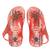 Chinelo Bebê Infantil c/Elástico Spider Aranha Menino PVC Confortável Vermelho