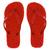 Chinelo De Dedo Feminino CleanUp Esponja Flat Tiras Finas Super Confortável CF1901 Vermelho