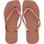 Chinelo de Dedo Havaianas Slim Square Basic Feminino Nude