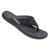 Chinelo Dedo Masculino Casual Dia a Dia  em Couro Amortech Ultra Confort Pegada 131221 Preto