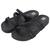 Chinelo Feminino Conforto Flat Tiras Brilho Zaxy Glitter Preto