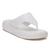 Chinelo Feminino Flatform Sandália Papete Confortável Branca Branco