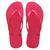 Chinelo Feminino Havaianas Slim Original  Liso Várias Cores Pink fever