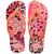 Chinelo feminino havaianas top animals original alpargatas Rosa ballet