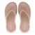 Chinelo Feminino Marshmallow Picadilly De Dedo Anabela Nude claro