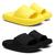 Chinelo Feminino Masculino Nuvem Slide Confortável Kit 2 Preto, Amarelo
