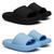 Chinelo Feminino Masculino Nuvem Slide Confortável Kit 2 Azul