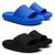 Chinelo Feminino Masculino Nuvem Slide Confortável Kit 2 Preto, Azul