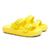Chinelo Feminino Nuvem Slide Confortável  Fivela Amarelo