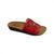 Chinelo Feminino Ortopédico Anatômico sandalia Esporão Feet Life  Vermelho