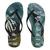 Chinelo Feminino Rip Curl Full Tropic Preto e Verde Preto