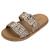 Chinelo Feminino Slide Facil Calce Brilho Melissa Lust 35743 Bege, Bronze