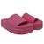 Chinelo Feminino Slide Nuvem Plataforma confortável macio Pink