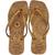 Chinelo Havaianas Casual Feminino Dourado