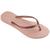 Chinelo Havaianas Feminina Slim Glitter Brilho Números Grandes Rosa