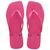 Chinelo Havaianas Feminino Slim Square Original Rosa Pink 33/34 ao 39/40 Sandália Feminina Rosa fluz