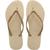 Chinelo Havaianas Slim Básico Tira Fina Feminino Areia, Dourado claro