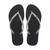 Chinelo Havaianas Slim Logo Metallic Feminina Preto, Prata