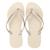 Chinelo Havaianas Slim Logo Metallic Feminina Creme