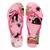 Chinelo Havaianas Slim Pets Gato Feminino Rosa