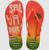 Chinelo Havaianas Slim Postcard Praias Brasil Original Blood orange