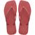 Chinelo Havaianas Slim Square Original Quadrado Feminino Modelos Novos Varias Cores Coral, Pau brasil