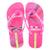 Chinelo Infantil Grendene Kids Ipanema Now United Feminino Rosa, Branco